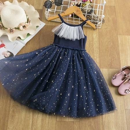 

Hunpta Lace Ball Girls Star Baby Princess Dress Clothes Kids Dress Gown Toddler Party Girls Dress&Skirt