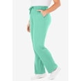 thumbnail image 3 of Woman Within Plus Size Tall Sport Knit Straight Leg Elastic Pant, 3 of 6