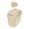 thumbnail image 2 of Car Trash Can With Lid Garbage Bin Storage Hanging Or Floor Place Waste Container Garbage Organizer Trash Bin For RV Bathroom Vehicle Travel White, 2 of 8