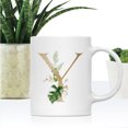 thumbnail image 2 of Koyal Wholesale Ceramic Coffee Mug, Exotic Tropical Monogram, Letter Y, 2 of 5