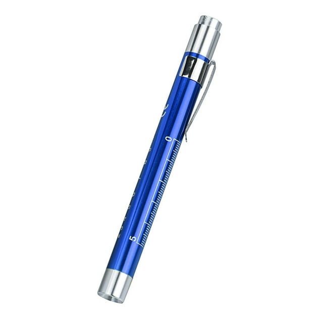 kiplyki LED Light Aluminum Sanitary Pen Alloy Pen Flashlight White Light Yellow