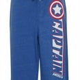 thumbnail image 2 of Captain America Snow Heather Blue Pajama Pants-Medium (32-34), 2 of 2
