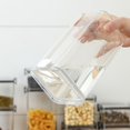 thumbnail image 3 of KYAIGUO Transparent Kitchen storage containers food dispenser Deepened concave top, unlimited stacking, tilt does not collapse Saves space for storage Kitchen Refrigerator, 3 of 6