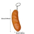 thumbnail image 2 of Realistic BBQ Food Keychain Set Grilled Chicken Wing Sausage Charm, 2 of 4