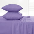 thumbnail image 3 of Lux Decor Collection Twin Bed Sheets Set 4 Piece - 16 Inch Deep Pocket Microfiber Sheets - Lavender, 3 of 8