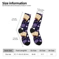 thumbnail image 2 of Balery Lavender Flowers Calcetas Largas con Estampado para Hombre y Mujer – Suaves y Transpirables, Talla Única (US 5-11), 2 of 6
