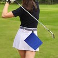 thumbnail image 2 of Unique Bargains 1 Pc Soft Waffle Pattern Golf Towel 15.75"x23.62" Blue, 2 of 6