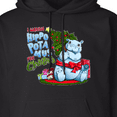 thumbnail image 3 of Inktastic I Wanna Hippopotamus for Christmas Cute Hippo Adult Hoodie Sweatshirt, 3 of 4