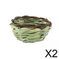 thumbnail image 1 of Nido de pájaro,Nido de pájaro tejido a mano Casa anidación de loros descansando,Casa de pájaros tejida a mano Bolsillo exterior para nido de ,Casas de colibríes para exteriores, 1 of 8