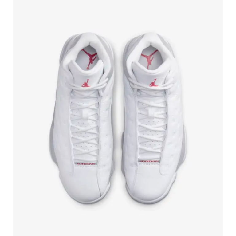 Nike Air Jordan 13 Retro, White True Red Wolf Grey, Men's Style