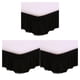 thumbnail image 4 of Matsuzay Agregue Un Toque De Elegancia Al Hogar De Cama Fácil De Limpiar Faldas De Cama Elegantes Negro US-King78*80in Type1 NO1, 4 of 6