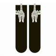thumbnail image 2 of BLTIBY Cute Cat Socks with Balls for WomenFun Crew Sock Novelty Funny Animal Fun Crew Cute Cat Socks Black One Size, 2 of 4
