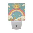thumbnail image 6 of Yayeee LED Plug in Night Light for The Home with Auto Dusk to Dawn Light Sensors, 2 Pack, Retro Beige Rainbow, 6 of 6