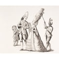 thumbnail image 2 of A Satire On Women's Extreme Hairdos In 18Th Century Paris A Servant Walks Behind Holding The Hair In Place With A Forke, 2 of 4