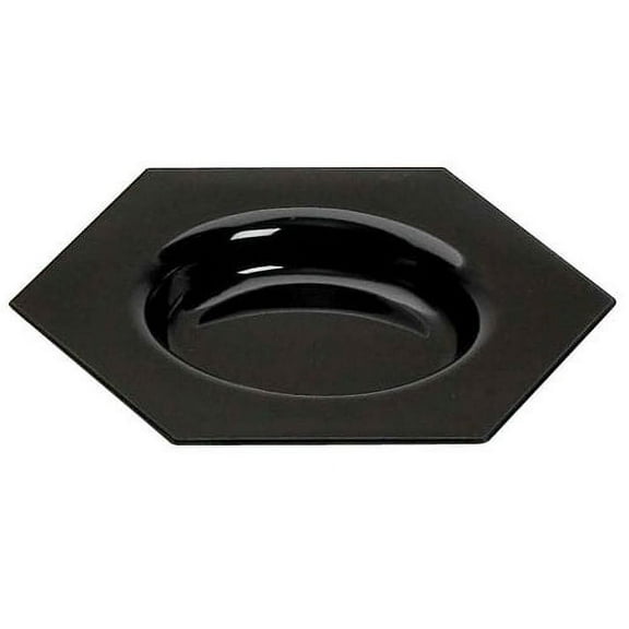 EMI Yoshi EMI-613-BLK Plastic .7 Oz. Honeycomb Dish - 200 / CS