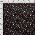 thumbnail image 3 of oneOone Polyester Spandex Orange Fabric Poker Card Craft Projects Decor Fabric Printed By The Yard 56 Inch Wide, 3 of 4