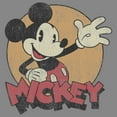 thumbnail image 2 of Boy's Mickey & Friends Retro Mickey Mouse  Performance Graphic Tee Charcoal Heather Small, 2 of 4