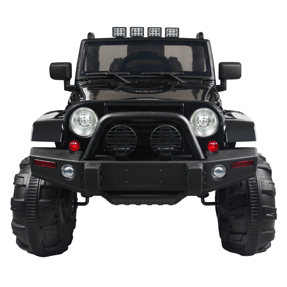 Remote Control Car, Kids Ride on Car SUV with MP3 and LED Lights Toy Cars  Black - Walmart.com