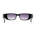 thumbnail image 4 of Child Size Girls Mod Rectangle Cat Eye Fashion Plastic Sunglasses Black - Smoke, 4 of 4