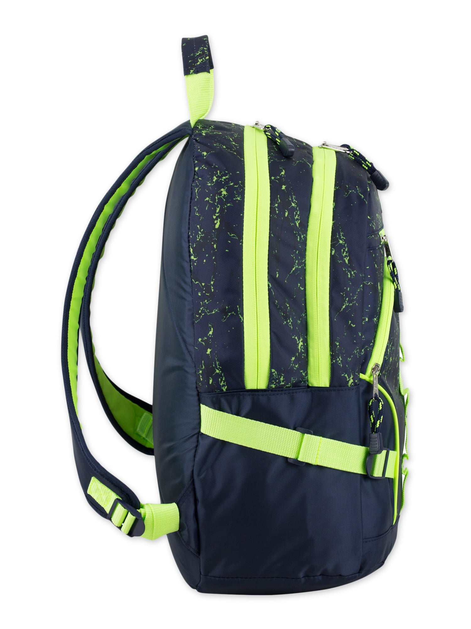 Fuel Unisex Multipocket Dynamic Active Backpack, Blue Green Marble