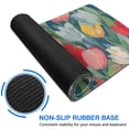 thumbnail image 6 of Long Mouse Pads for Desk,Pioneer Flower Floral Print Pattern Desk Mats on Top Of Desks, Desk Mouse Pad Extra Large with 3mm Non-Slip Base and Stitched Edge for Gaming,Office,Work,Home 31.5"x11.8", 6 of 6