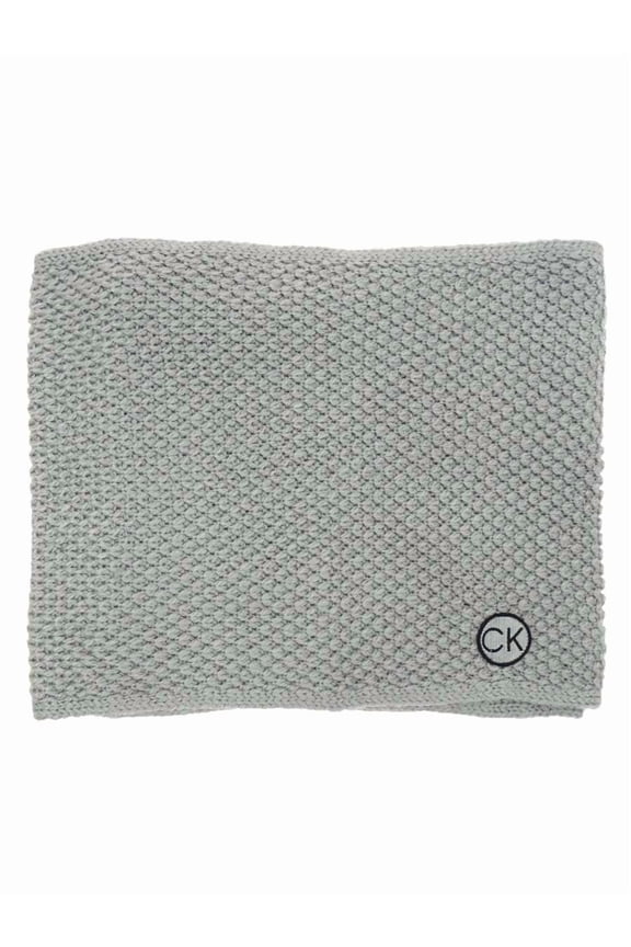 Women's Basket Stitch Infinity Scarf (O/S, Grey)