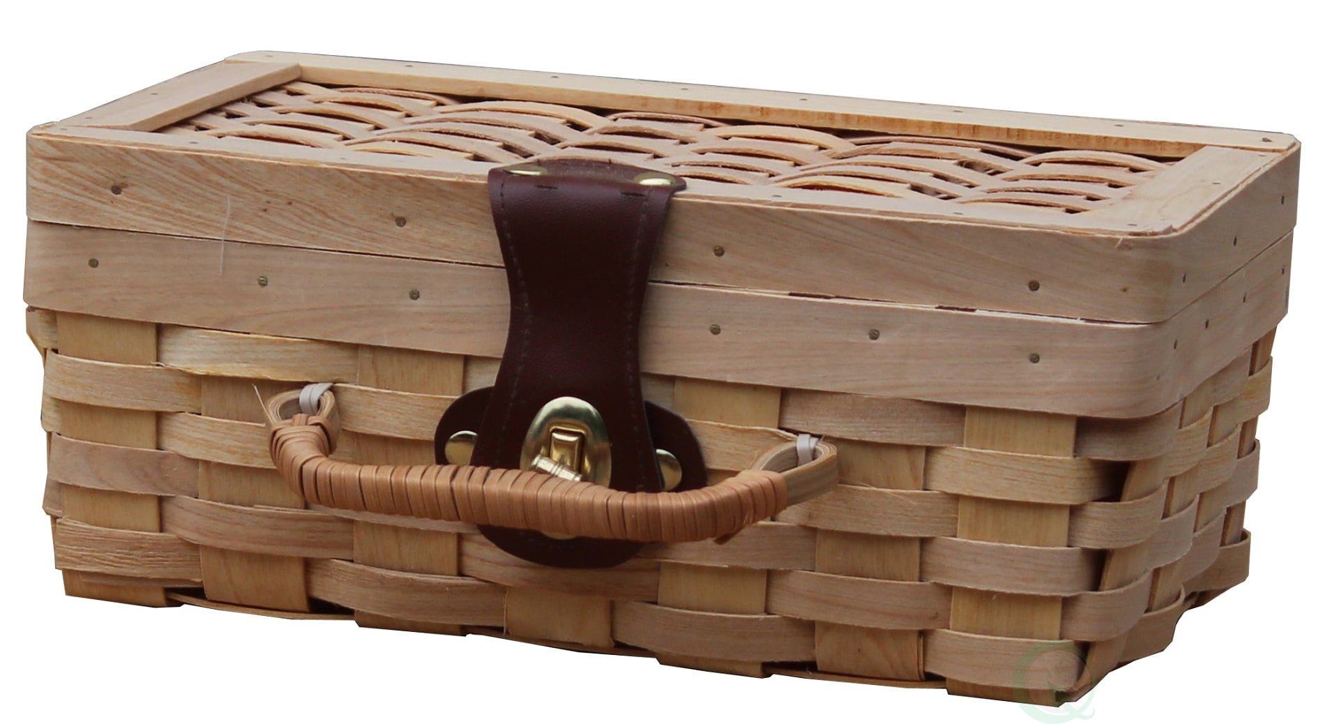 Small Woodchip Picnic Basket, Child's Private Picnic Basket