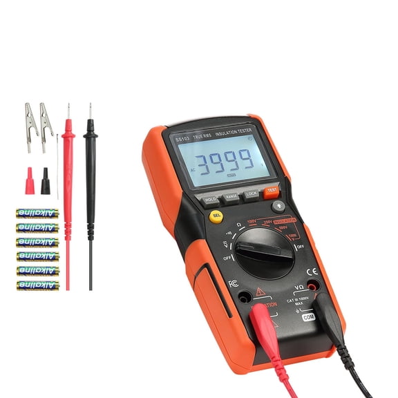 Dranite 4000-Count TRMS Digital Multimeter, 1000V AC/DC Voltmeter for Home Use