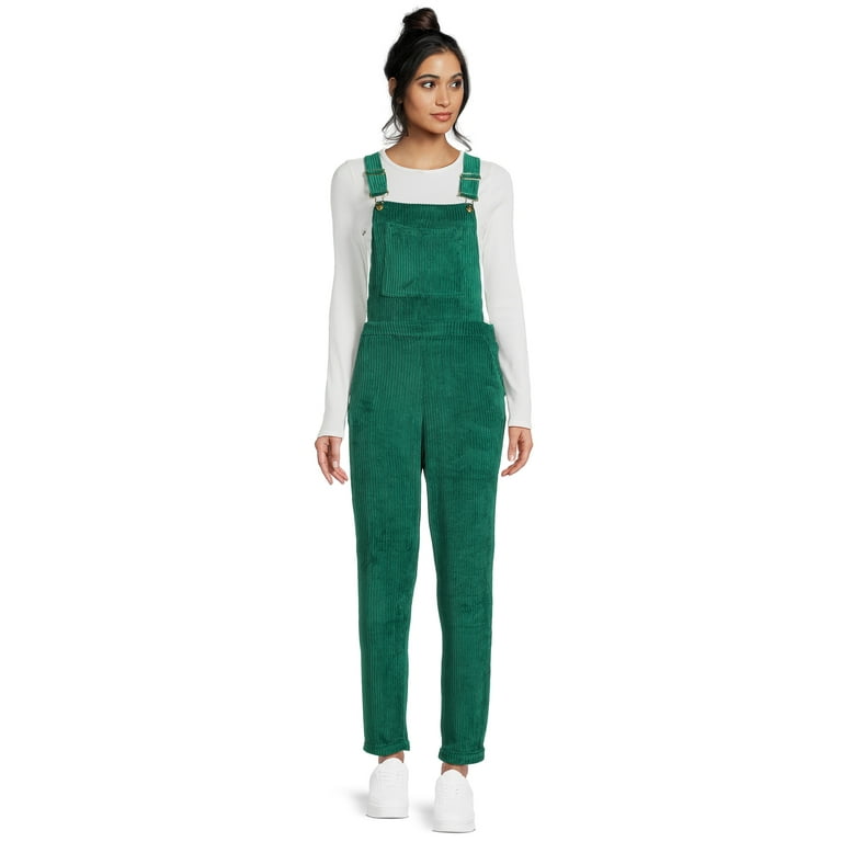  green corduroy overalls