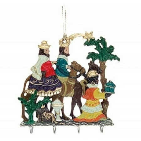Three Kings Three Wisemen - Three Kings with Gifts Christmas German 3D Pewter Ornament Wisemen Decoration