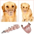 thumbnail image 6 of NIBOLOG Dog Muzzle High Durability Breathable Plastic Pet Muzzle Dog Anti-Barking Secure Mouth Guard Pet Supplies, 6 of 8
