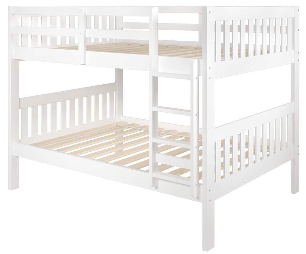 Full Over Full Mission Bunk Bed In White Walmart Com Walmart Com