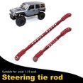 thumbnail image 4 of RC CAR STARING LINKAGE BARD METAL MODIFICACIÓN PARTE PIEZAS DE RECURSAMIENTO SIMPLE COCTOS CONTROLADOS REMOTOS REEMPLAZO DE AJUSTE PARA SCX6 RED 2 PIEZAS sidaley FN009820-01, 4 of 7