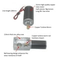 thumbnail image 4 of Moteur de Boîte de Vitesses Électrique à Haute Vitesse de Torsion Réversible Arbre de 8mm 24V, 4 of 7