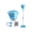 Blue, variant on Electric Sound & Light High-Volume Garden Bubble Lamp, Street Light Shaped Bubble Machine for Camping, Party and Festival Decorative Use Red
