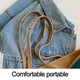 thumbnail image 4 of Hukapapa Bolso de hombro para mujer, bolso con asa superior, bolso plegable de fin de semana, color azul, 4 of 6