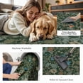 thumbnail image 5 of ATHOPE Floral 5x7 Area Rug, Machine Washable Rugs Soft Non Slip Low Pile Rugs for Living Room Bedroom Nursery Kitchen Dining Room Indoor, Large Floral Print Pattern Carpet, Forest Green, 5 of 8