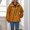 Orange, variant on Female Pure Color Autumn Winter Outdoor Jacket Loose Large Size Casual Jacket Windproof Couple Mountaineering Coat Windbreaker Womens Thick Jacket Clothes Women Cute Winter Clothes Water Proof Wind