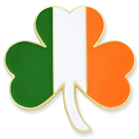Patrick Lapel Pin - PinMart's Irish Flag Shamrock St. Patricks Day Enamel Lapel Pin