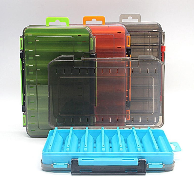 good sturdy double sided tackle box Plano Adjustable Double-Sided Stowaway Large Its double Plano Double-Sided 20-Compartment Satchel