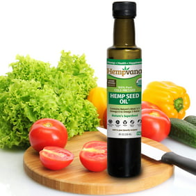 Hempvana Hemp Oil USDA Organic, Cold Pressed Hemp Seed Oil Perfect Dietary Supplement & Beauty Oil
