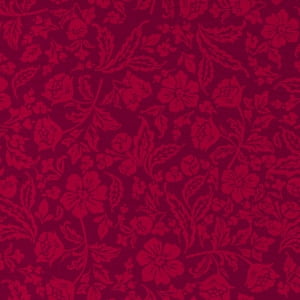 (2 pack) Waverly Inspirations 1 Yard 100% Cotton Paris Floral, Red Plum, 44" Wide for Quilting & Sewing