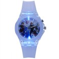 thumbnail image 1 of Watch luminous children's electronic watch silicone cartoon watch Frozen purple four-person combination, 1 of 1