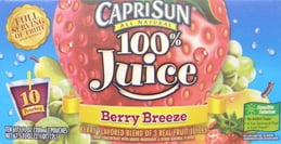 Capri Sun 100% Juice Berry Breeze