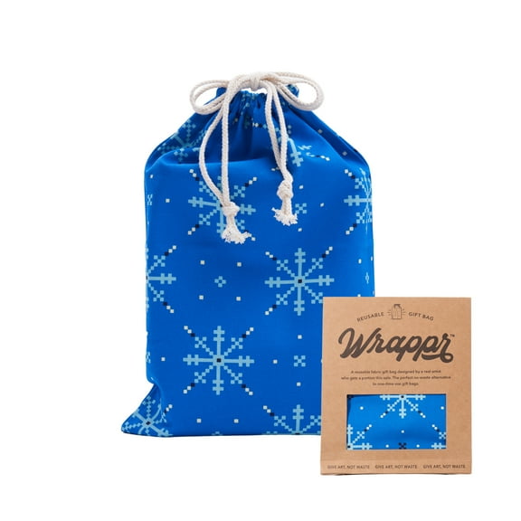 WRAPPR | Fabric Gift Bag, 9” x 14", Cotton | Reusable Gift Wrap