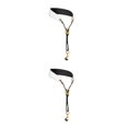 thumbnail image 1 of Redempat Sangle de Cou pour Saxophone Rembourrée Confortable pour Saxophone Basse Clarinette Soprano Blanc 45cm 2Set, 1 of 6