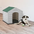 thumbnail image 1 of Casa Casita Hogar Refugio Interior Exterior Mascota Perro Ideal Raza Chica Plástica Resistente Confortable RIMAX, 1 of 6