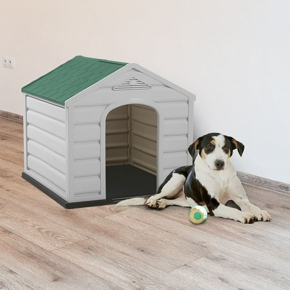 Casa Casita Hogar Refugio Interior Exterior Mascota Perro Ideal Raza Chica Plástica Resistente Confortable RIMAX