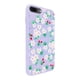thumbnail image 1 of Funda de diseño doble capa Selicell con vidrio 9D para iPhone 7 / 8 Plus Flores con fondo lila, 1 of 2