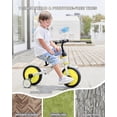 thumbnail image 2 of Ubravoo Fit 'n Joy Toddler Balance Bike,4-in-1 Starter Kids Training Bicycle,Rear Single Rod,Yellow, 2 of 7